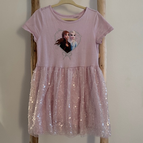 H&M Other - Frozen Pink Sequin Kids Dress